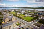 St Olaf St properties overlooking Lerwick's central parks